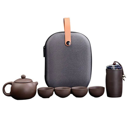 Portable Kungfu Ceramic Tea Set