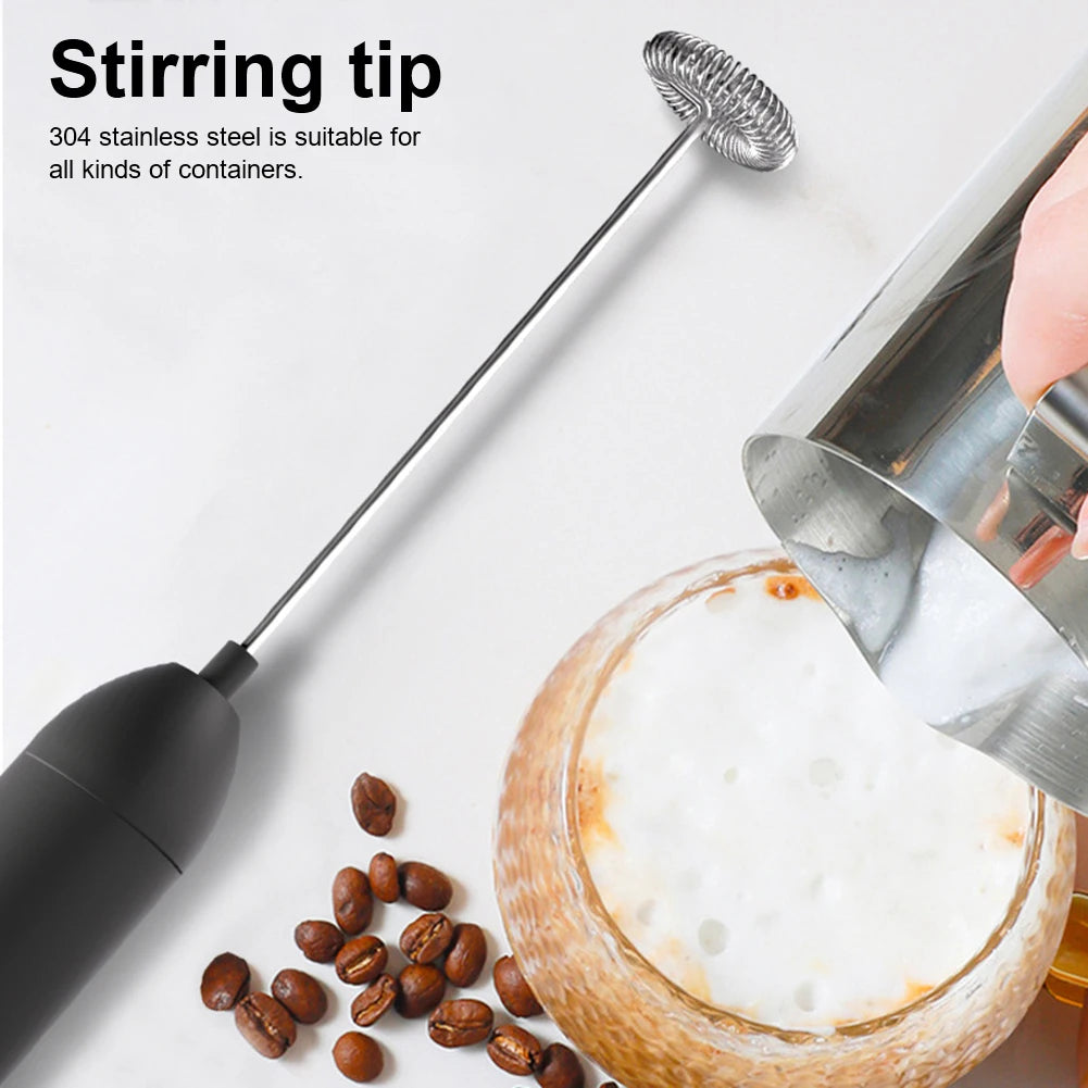 Handheld Electric Frother - Coffee, Milk, Hot Chocolate & Tea