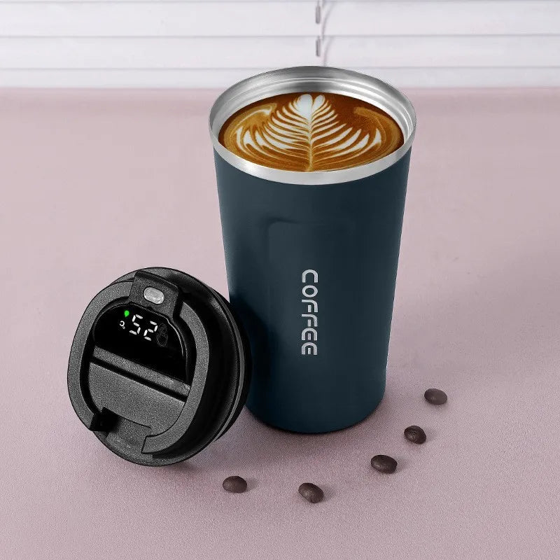 Stainless Steel Thermal Coffee Mug °C - 380/510ML