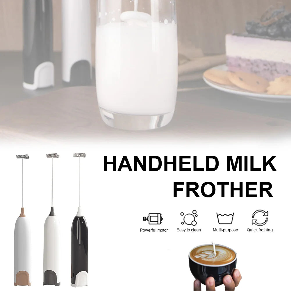 Handheld Electric Frother - Coffee, Milk, Hot Chocolate & Tea