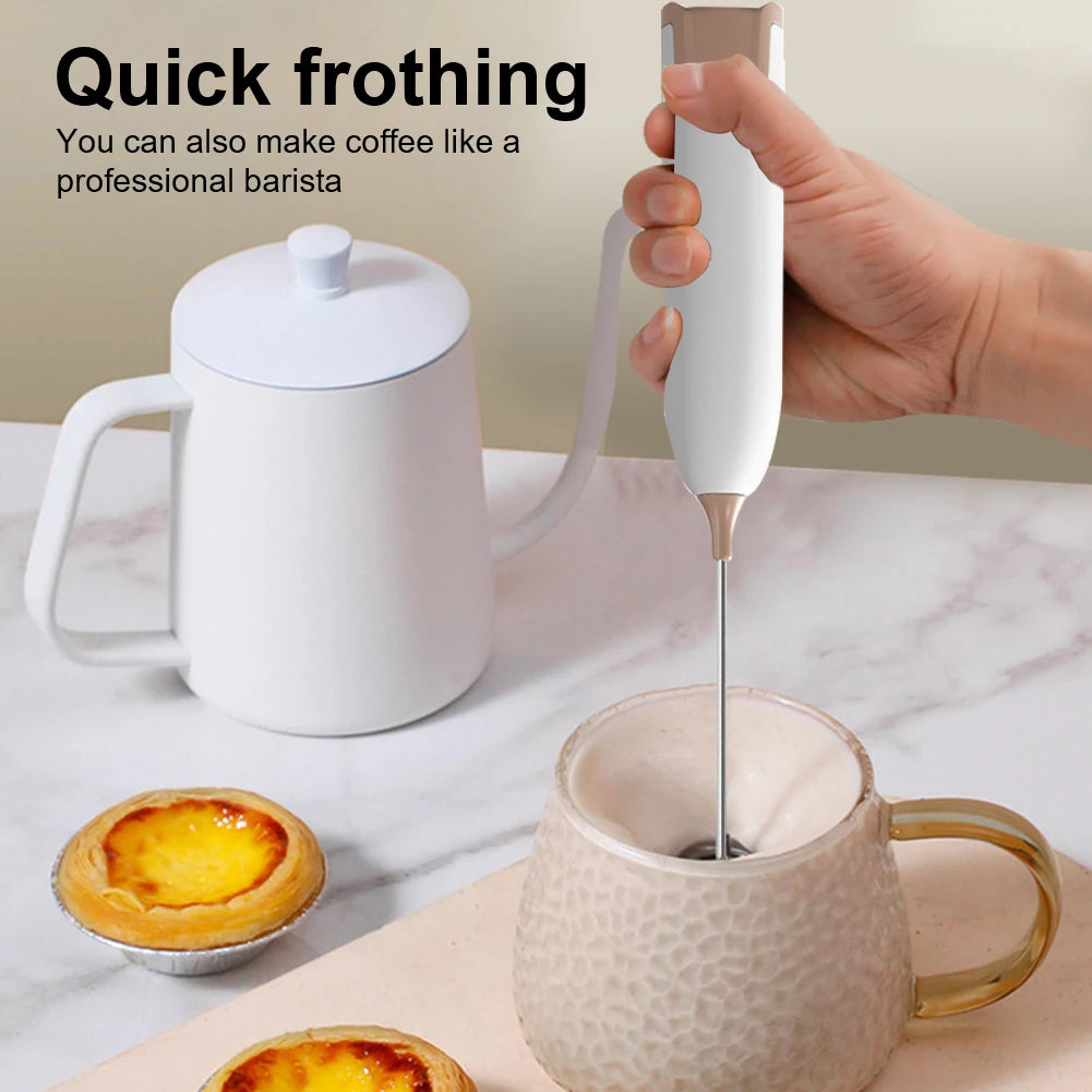 Handheld Electric Frother - Coffee, Milk, Hot Chocolate & Tea