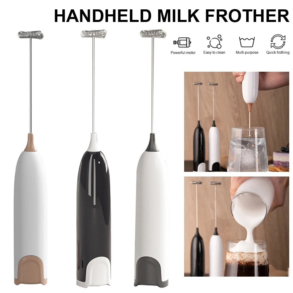 Handheld Electric Frother - Coffee, Milk, Hot Chocolate & Tea